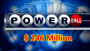 一位幸运儿赢得了100万美元，强力球奖金则达246百万美元。